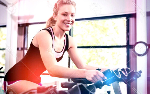 indoor cycling stationary bike 107