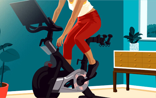 indoor cycling stationary bike 93